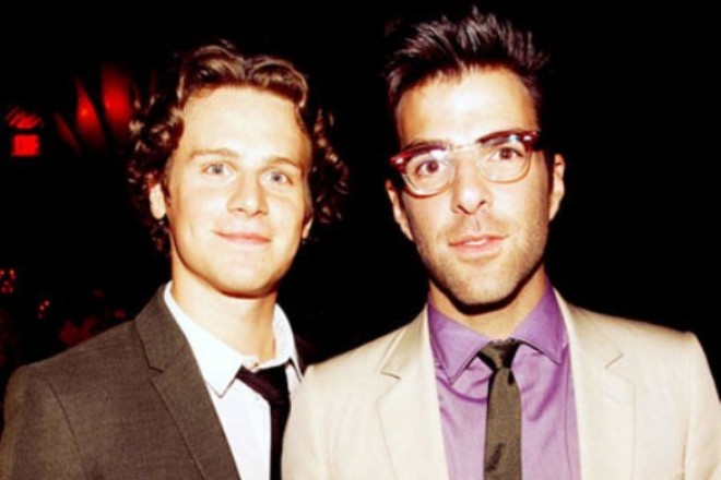 Jonathan Groff and Zachary Quinto