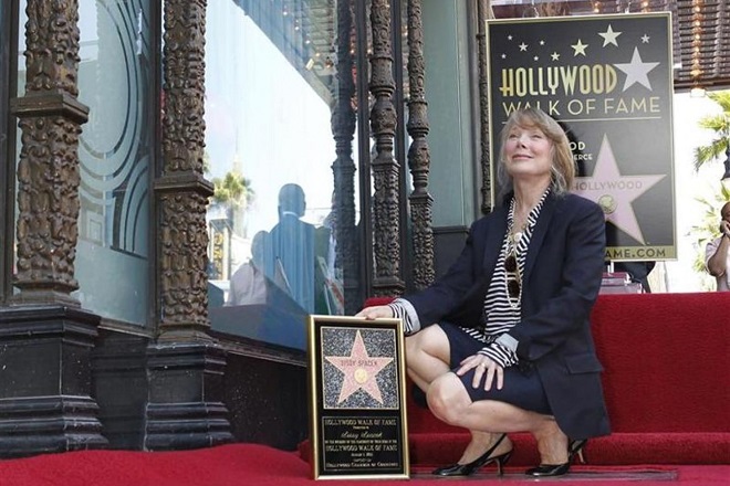 Sissy Spacek a personal star on Hollywood's Walk of Fame