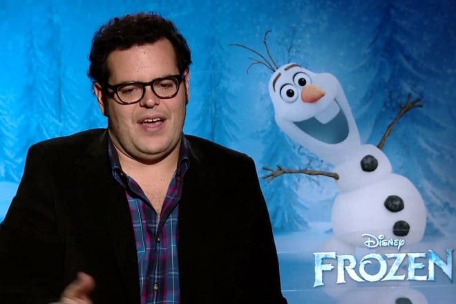 Josh Gad voiced Olaf in Frozen