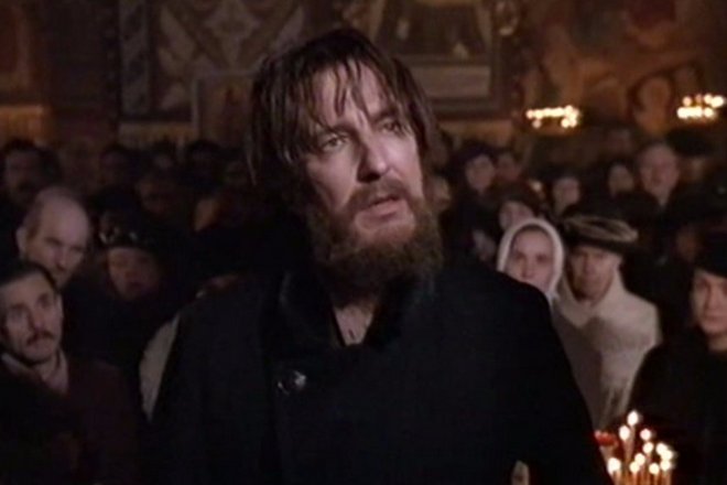 Alan Rickman in the movie Rasputin: Dark Servant of Destiny