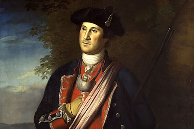 George Washington in his uniform