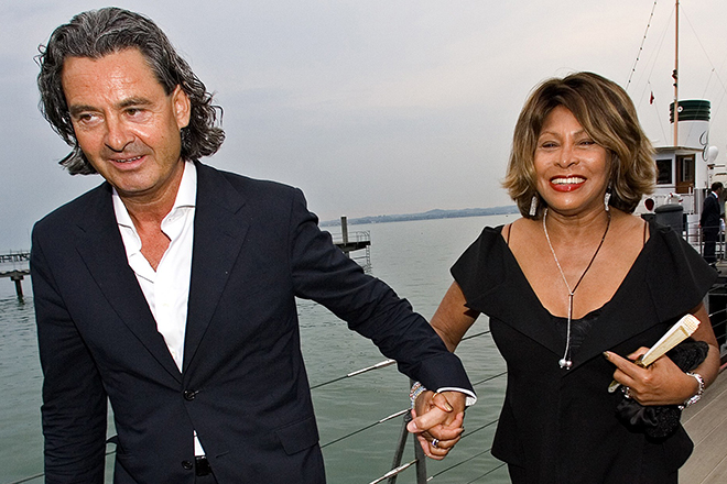 Tina Turner and her husband