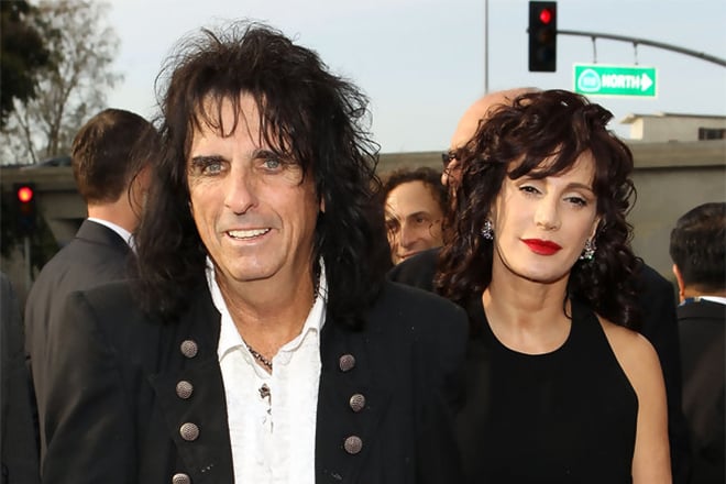 Alice Cooper and his wife, Sheryl