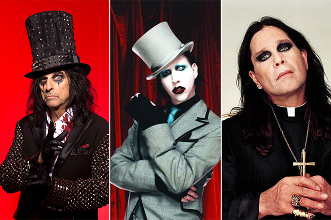 Alice Cooper, Marilyn Manson, Ozzy Osbourne
