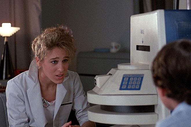 Sarah Jessica Parker in the movie Flight of the Navigator