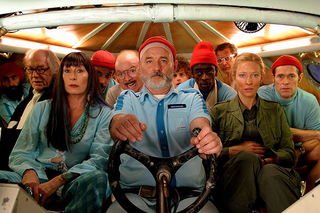 Wes Anderson's movie The Life Aquatic with Steve Zissou