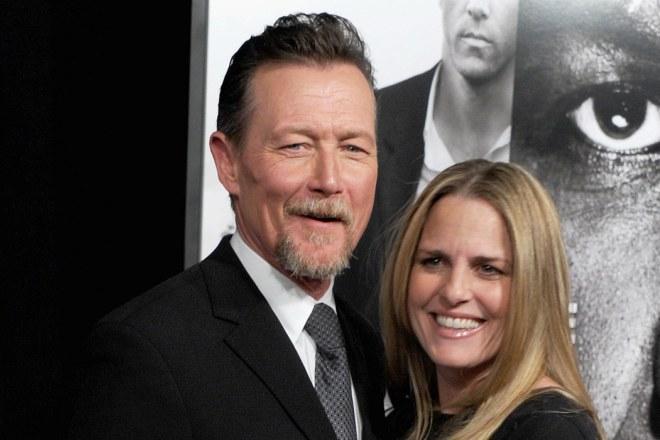 Robert Patrick with his wife
