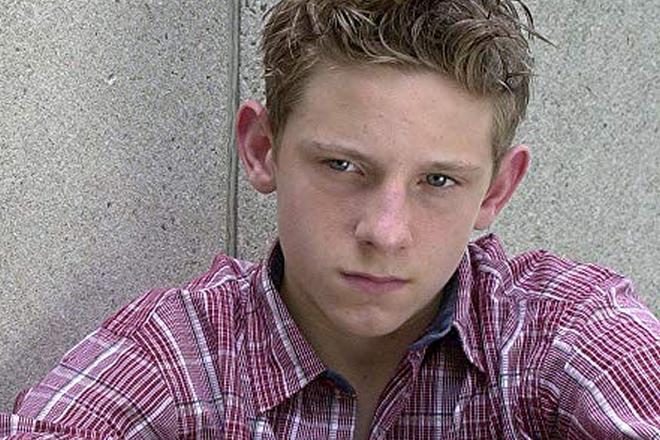 Jamie Bell as a child