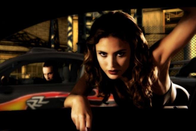 The image of Josie Maran in computer game Need for Speed: Most Wanted