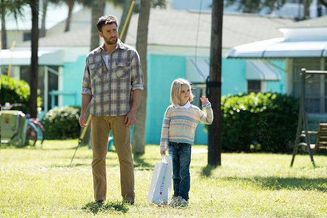 Mckenna Grace and Chris Evans in the movie Gifted