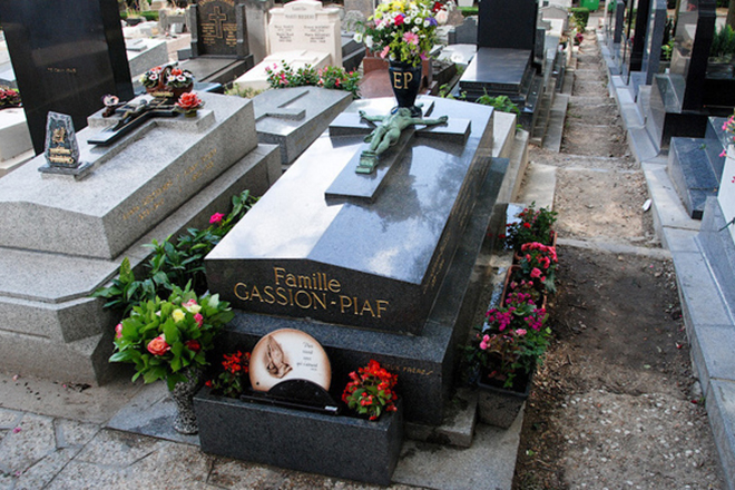 Édith Piaf's grave