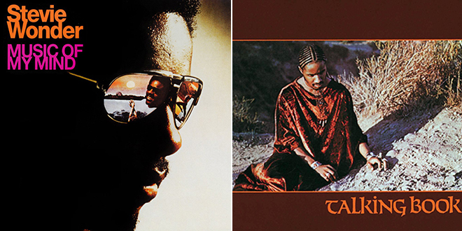 Stevie Wonder’s albums Music Of My Mind and Talking Book