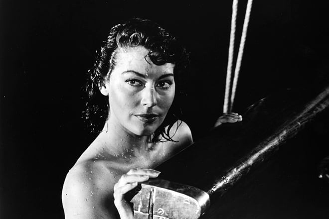Ava Gardner in the movie Pandora and the Flying Dutchman