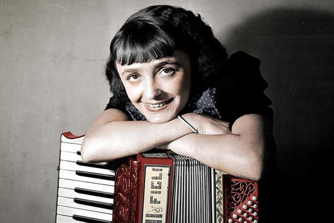 Édith Piaf in her youth