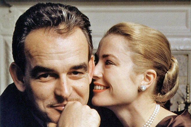 Grace Kelly with her husband