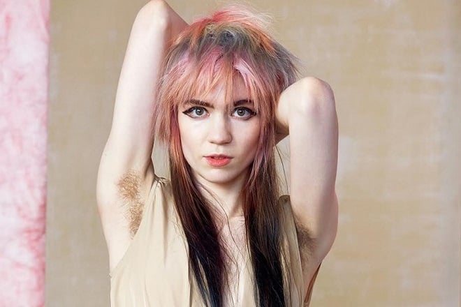Grimes and her body hair