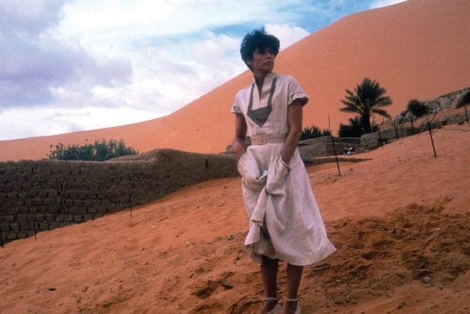 Debra Winger “Kit Moresby” dress from The Sheltering Sky.