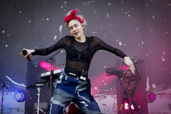 Grimes on the stage