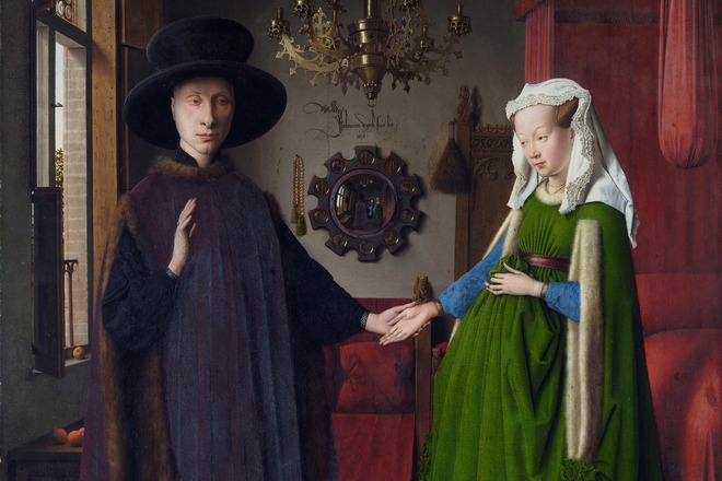 Jan van Eyck’s painting The Arnolfini Portrait