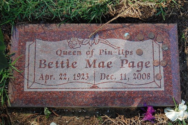 Betty Page's Grave