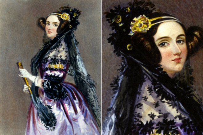 The portrait of Ada Lovelace by Alfred Edward Chalon
