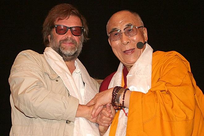 Boris Grebenshchikov with the 14th Dalai Lama
