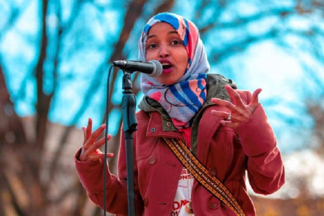 A muslim woman, Ilhan Omar