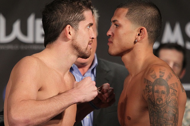 Anthony Pettis and Shane Roller
