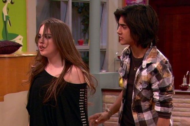 Elizabeth Gillies and Avan Jogia in the series Victorious