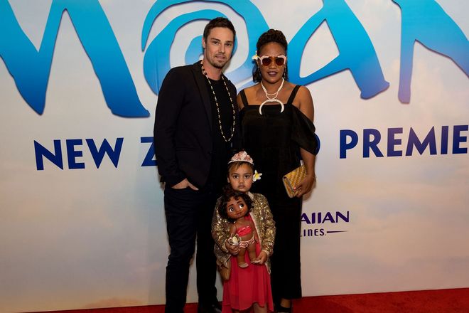 Jay Ryan and Dianna Fuemana with their daughter Eve