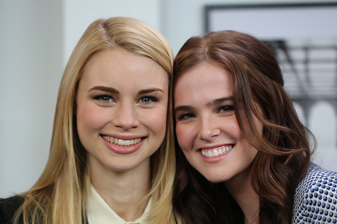 Lucy Fry and Zoey Deutch