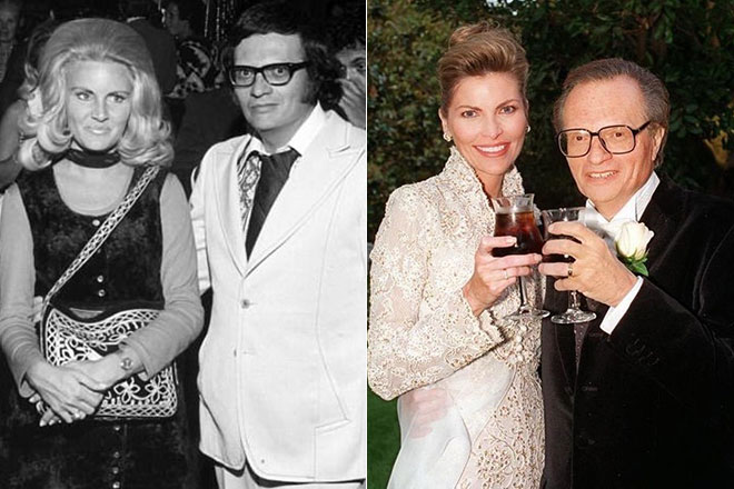 Larry King and Alene Akins (his third and fifth wife)