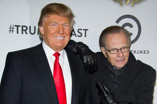 Donald Trump and Larry King