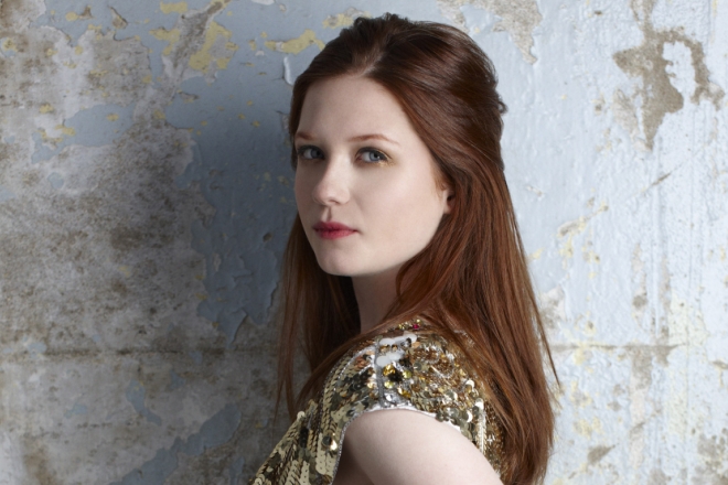 The actress Bonnie Wright