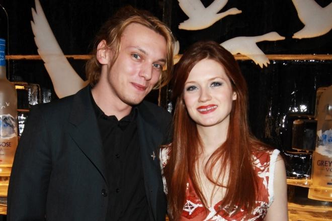 Jamie Campbell Bower and Bonnie Wright