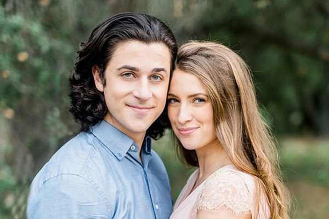 David Henrie and his wife, Maria