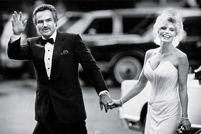 Burt Reynolds and his wife, Loni Anderson