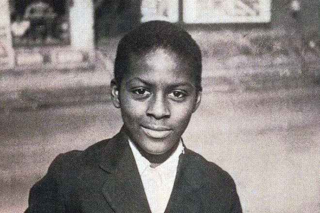 Chuck Berry as a child