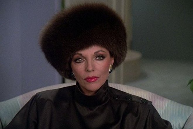 Joan Collins in the series Dynasty