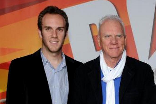 Malcolm McDowell and his son Charlie