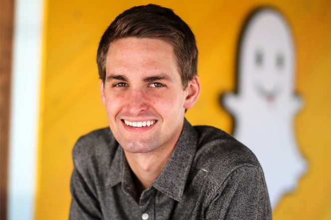 The founder of Snap Inc., Evan Spiegel