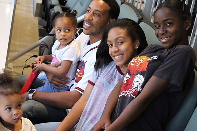 Ludacris with his kids