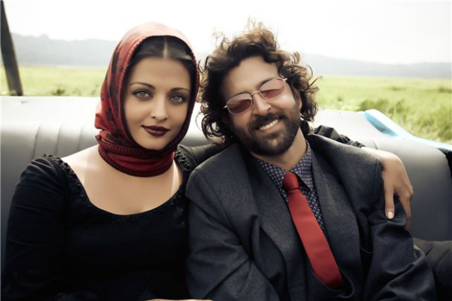 Hrithik Roshan and Aishwarya Rai in the film Kabil