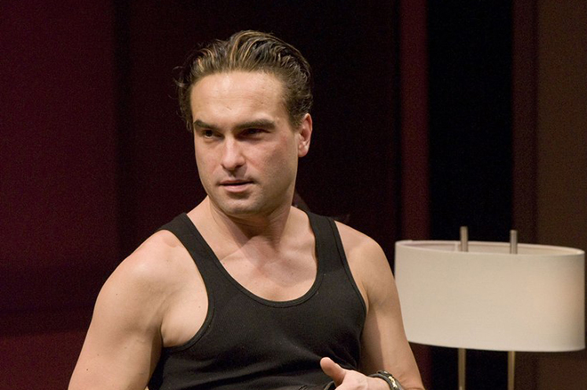 Johnny Galecki in the play The Little Dog Laughed