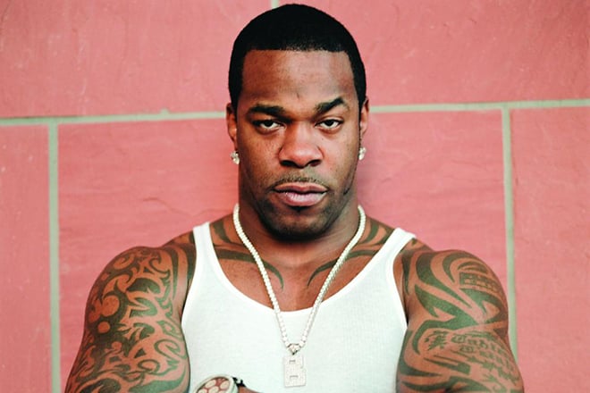 The rapper Busta Rhymes is a hot-tempered person