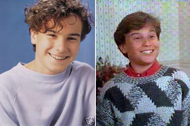 Johnny Galecki in his childhood