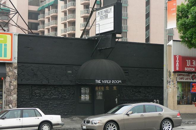 Viper Room club, in which River lost consciousness