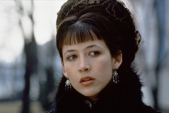 Sophie Marceau in the movie Anna Karenina