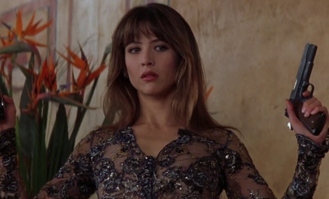 Sophie Marceau in the movie The World Is Not Enough