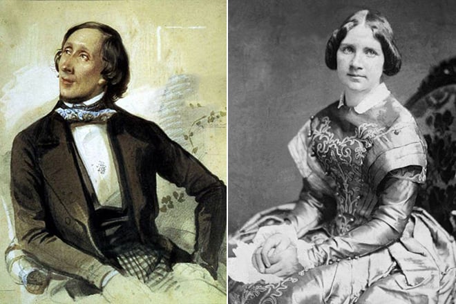 Hans Christian Andersen and Jenny Lind